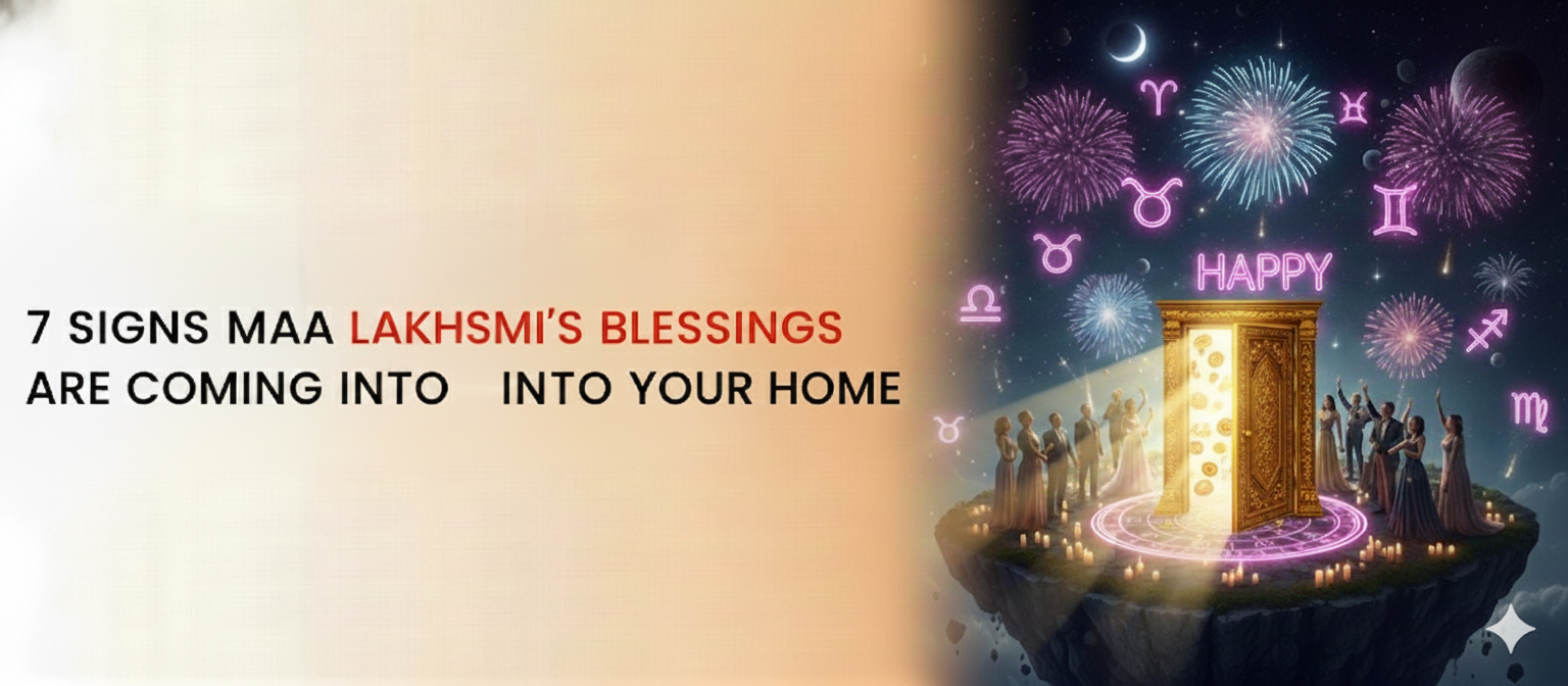 7 Signs Maa Lakshmi’s Blessings Are Entering Your Home | Online Astrologer Insights for Prosperity