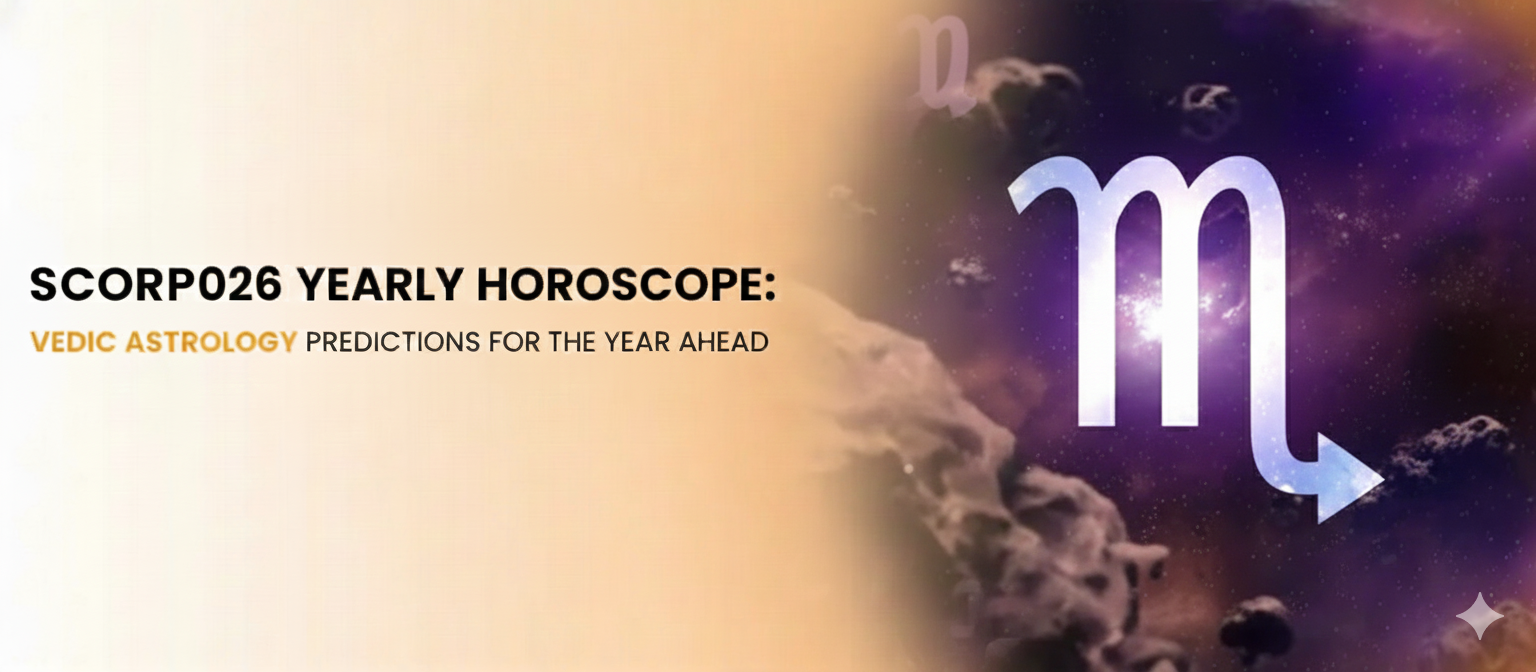 Scorpio 2026 Yearly Horoscope: Vedic Astrology Predictions for the Year Ahead