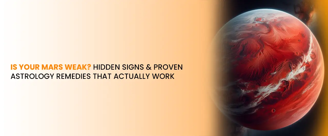 Is Your Mars Weak? Hidden Signs & Proven Astrology Remedies That Actually Work